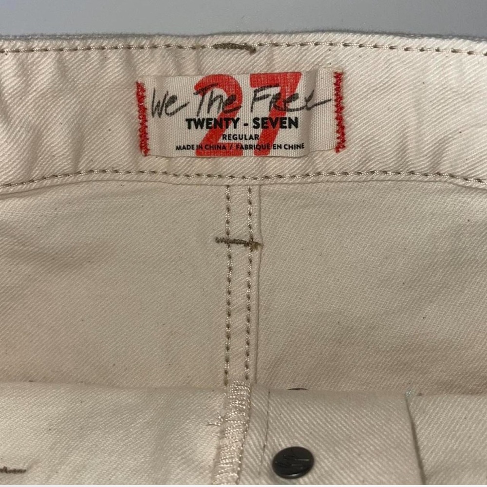 We the Free Cream High-waisted Button-up Shorts - Picture 5 of 6